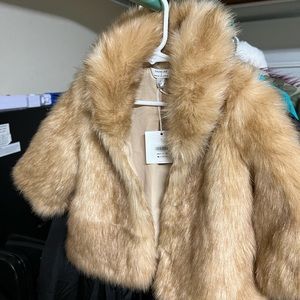 Janie And Jack Fur Coat Brand New w/ Tags